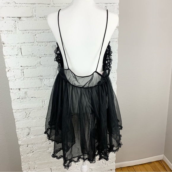 VTG Alana Gale Intimates Front Tie Chemise Babydoll Lingerie Dress Nightie 2XL - Picture 11 of 11